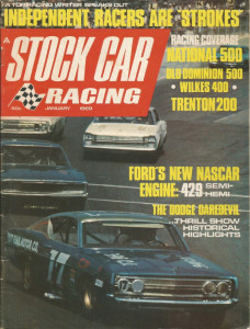 STOCK CAR RACING 1969 JAN - 429 SEMI-HEMI, DEATH DODGER, Dodge Daredevil